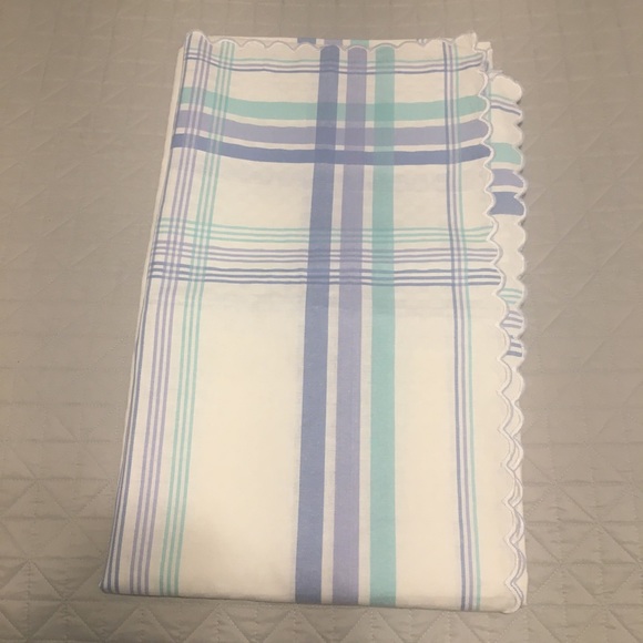 Table Linens, Needle Point, hand done, 98”L x66” W - Picture 5 of 6